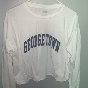 Long sleeve Georgetown shirt